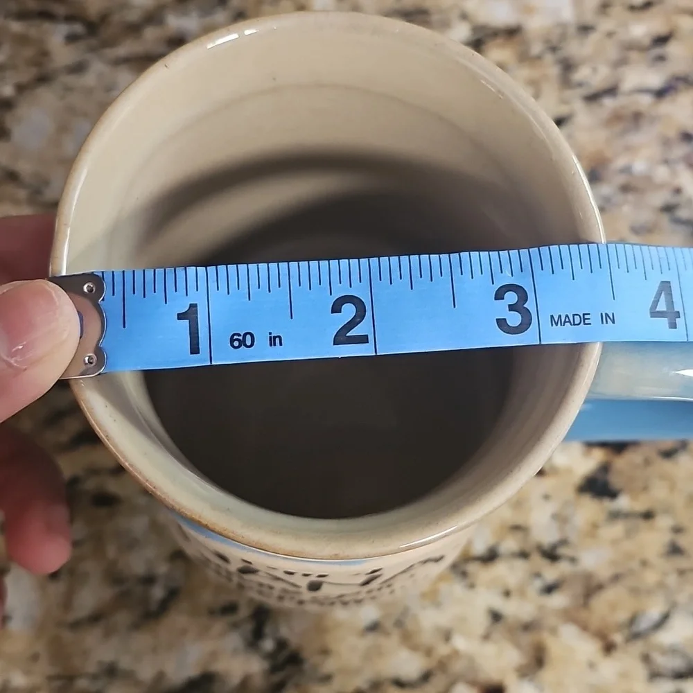 Blue Ceramic Mug 18oz I'm a‎ Nana. What's Your Superpower?